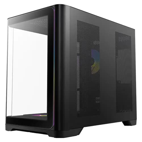 Antec C5 Curve ARGB -miditornikotelo ikkunalla ja RGB-valaistuksella, musta