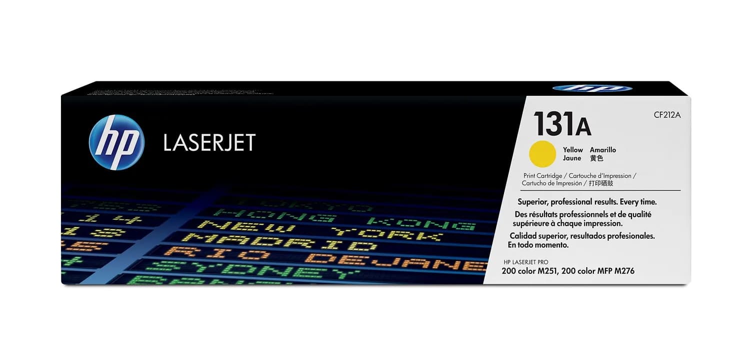 HP 131A-laservärikasetti, keltainen
