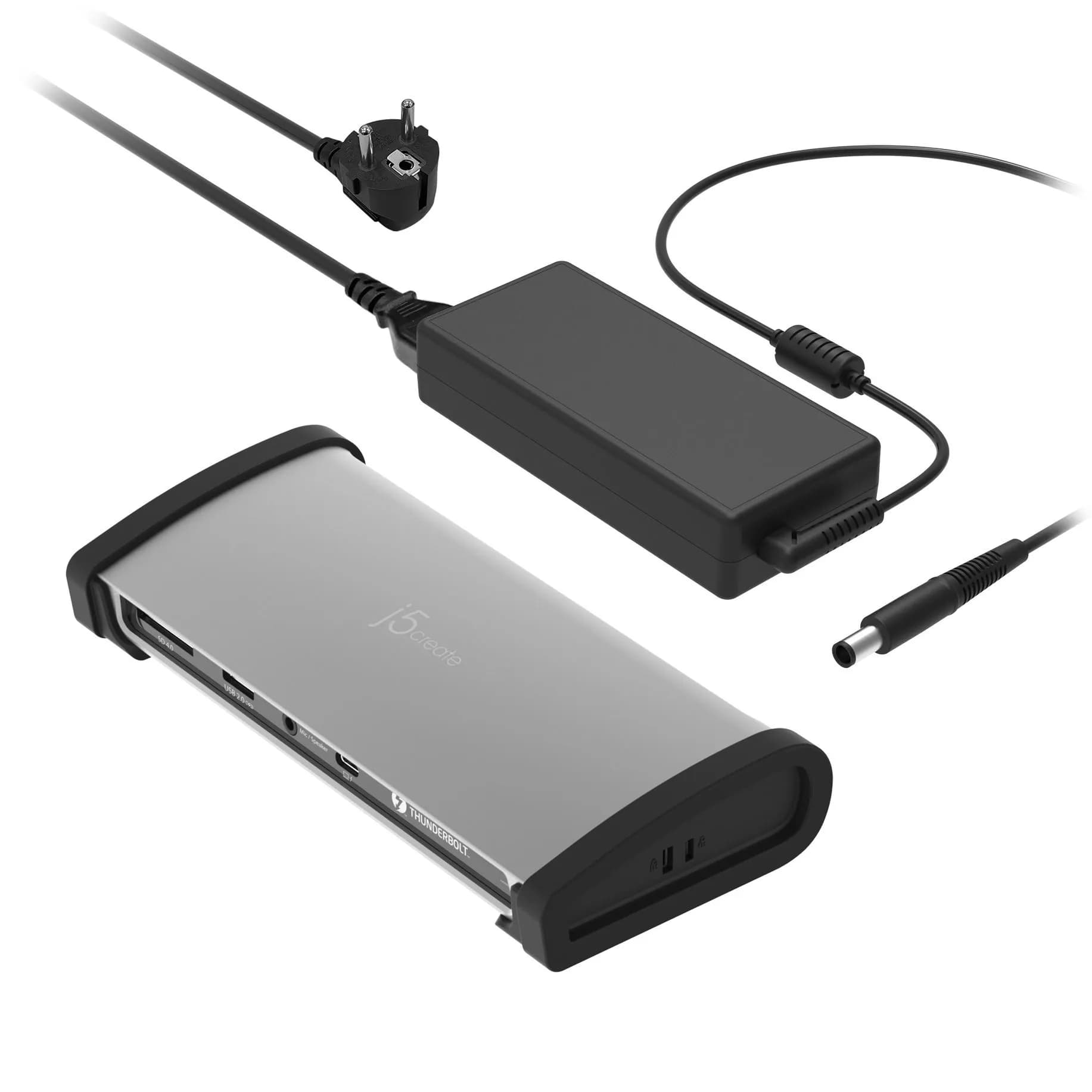 J5 Create 8K THUNDERBOLT 4 DOCKING - STATION - EU BLACK/SPACE GREY