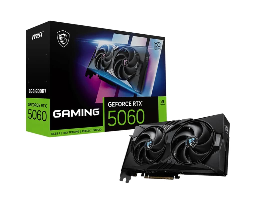 MSI GeForce RTX 5060 GAMING 8 Gt OC -näytönohjain