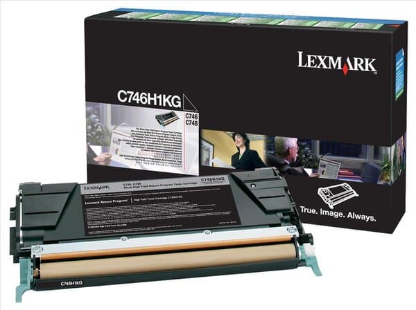 Lexmark C746H1KG High Yield -laservärikasetti, musta