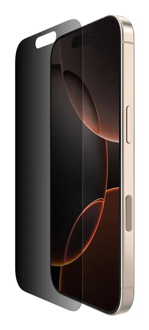 Belkin ScreenForce InvisiGlass Privacy Treated Screen iPhone 16 Pro -näytönsuoja