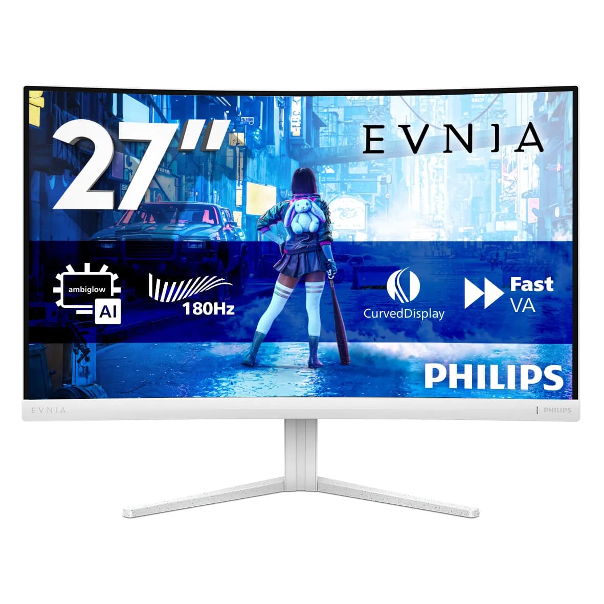 Philips Evnia 5000 27M2C5201L/00 27"" Full HD, VA, HDR, 180Hz -kaareva pelinäyttö