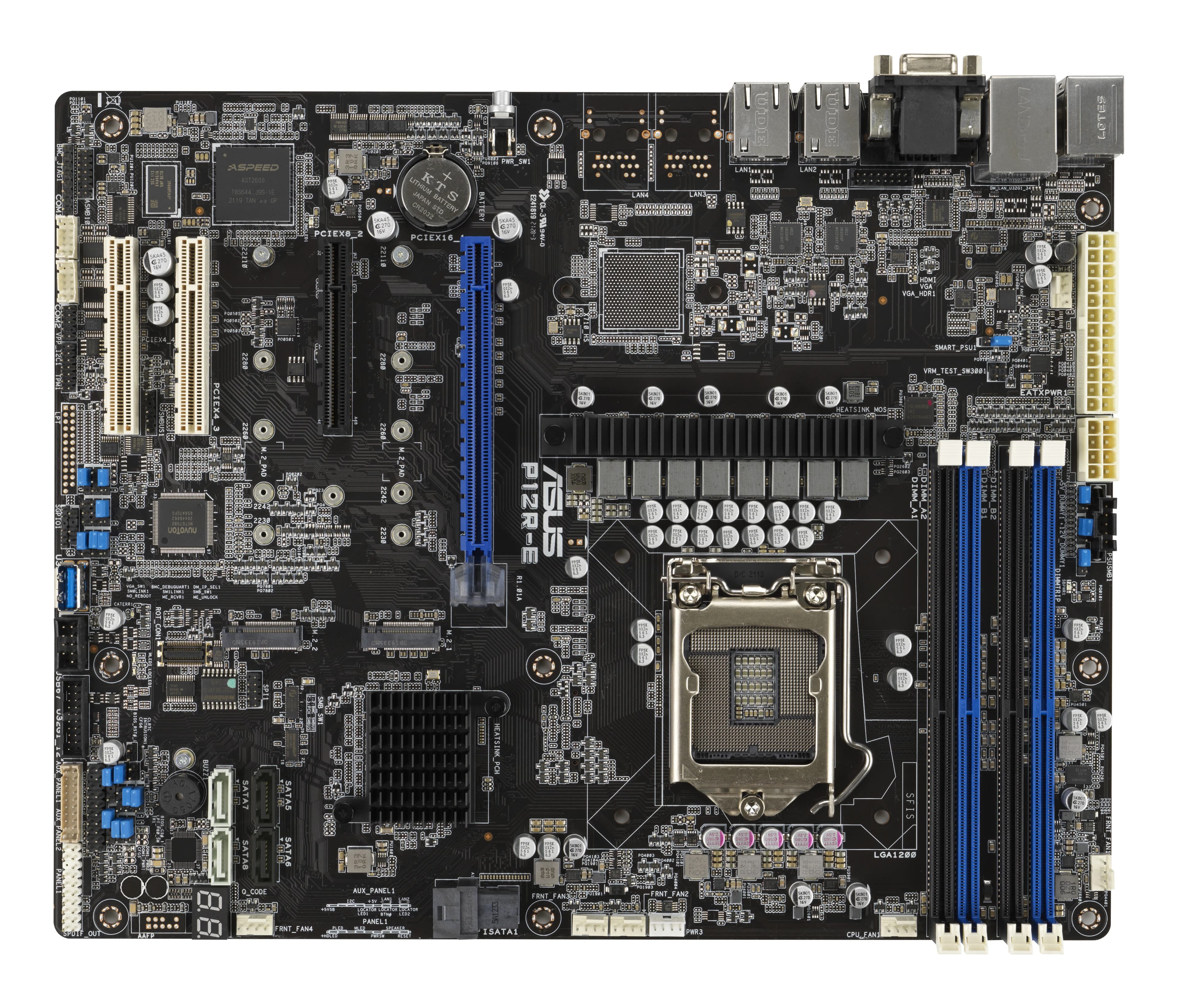 Asus P12R-E C256 LGA1200 ATX -emolevy