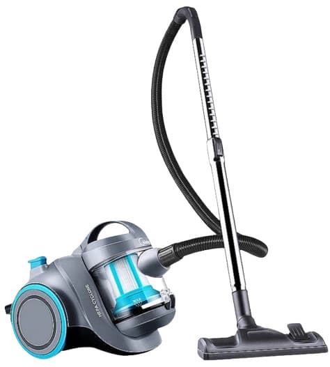 Midea C5GREY -pölynimuri 1.5L 700W pussiton sykloni, vaaleanharmaa / vaaleansininen