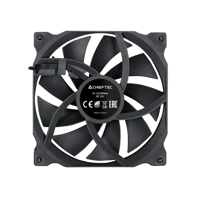 Chieftec ZF-1225PWM 120 mm PWM -kotelotuuletin - musta