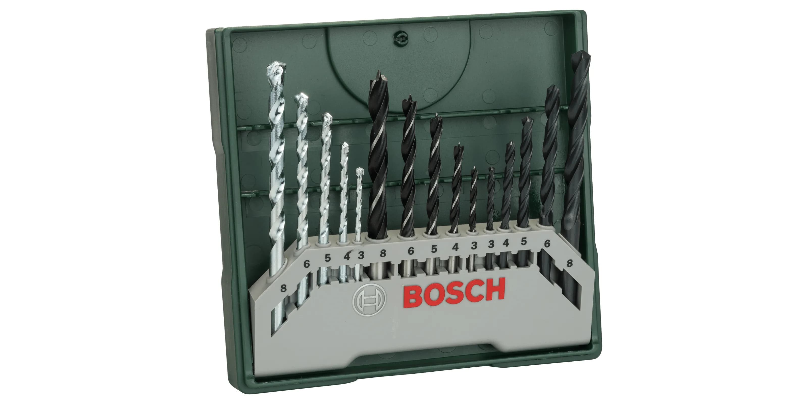 Bosch Mini-X-Line-valikoimasarja, 15 osaa - muuraukseen, puuhun ja metalliin
