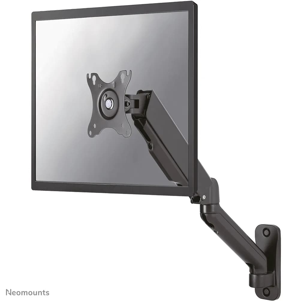 Neomounts WL70-450BL11 -seinäteline yhdelle näytölle 17-32"", kaasujousella, täysin liikuteltava, 9 kg, musta