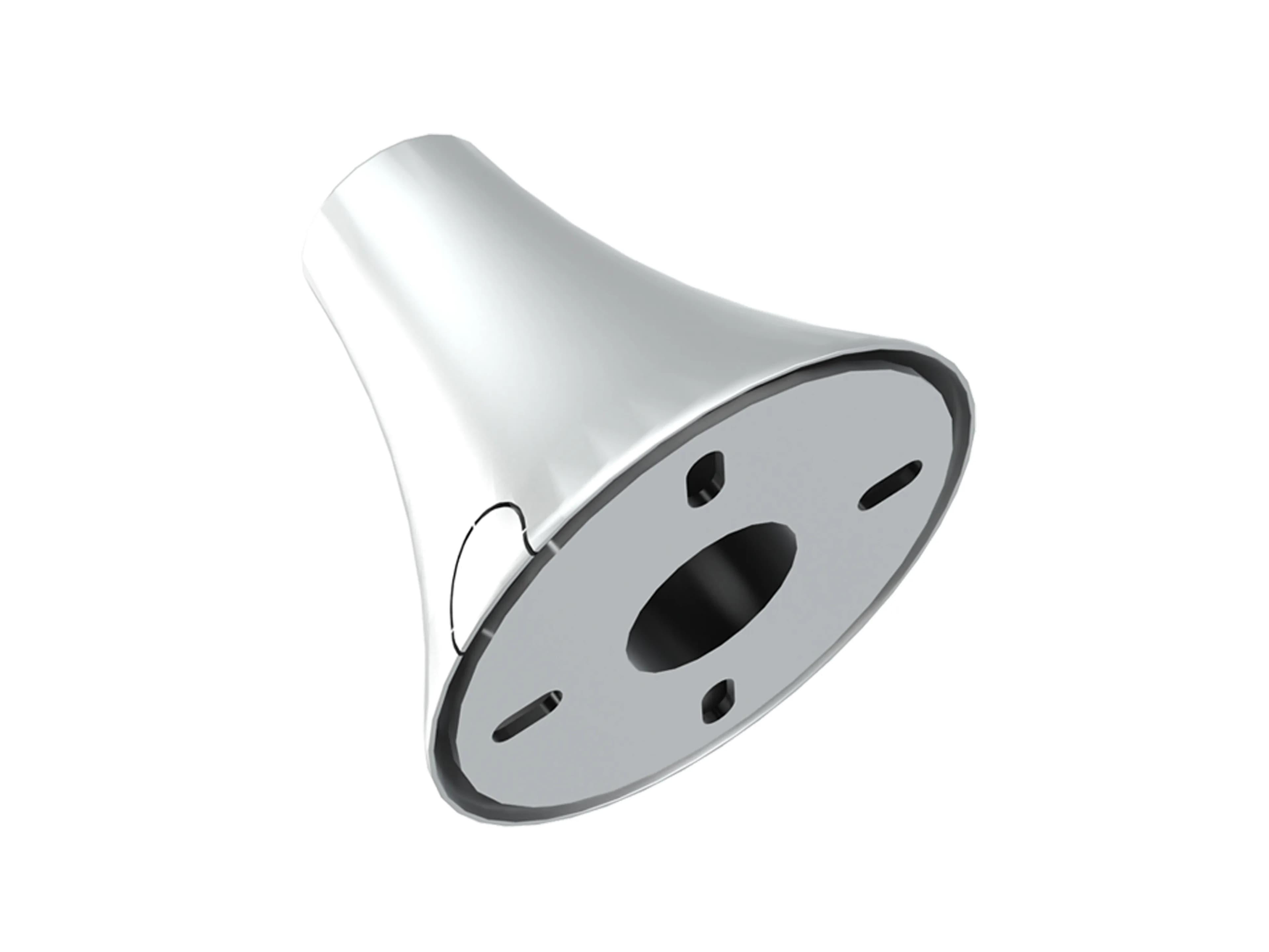 M Pro Series Floor to Ceiling Wall Plate Chrome