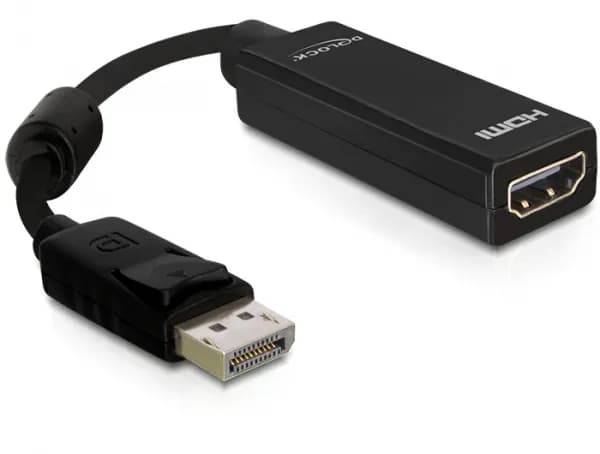 De-Lock DisplayPort – HDMI -adapteri, Musta