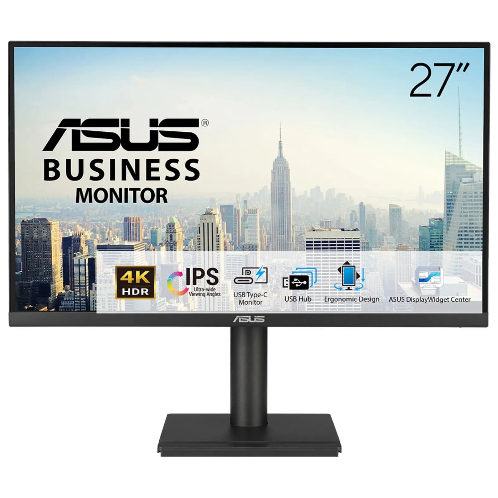 ASUS VA27UCPS 27"" UHD, IPS -näyttö, USB-C hub
