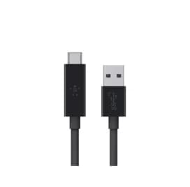Belkin USB-A – USB-C -kaapeli, 1 m, musta