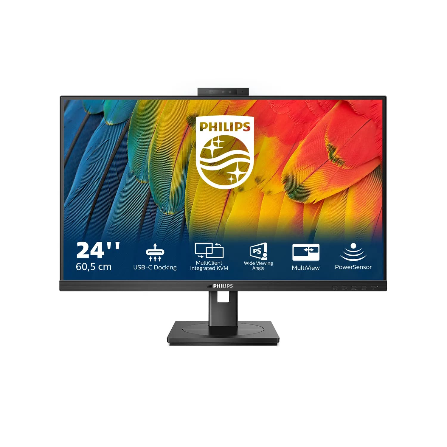 Philips 24B1U5301H 23.8"" Full HD, IPS -näyttö, USB-C hub