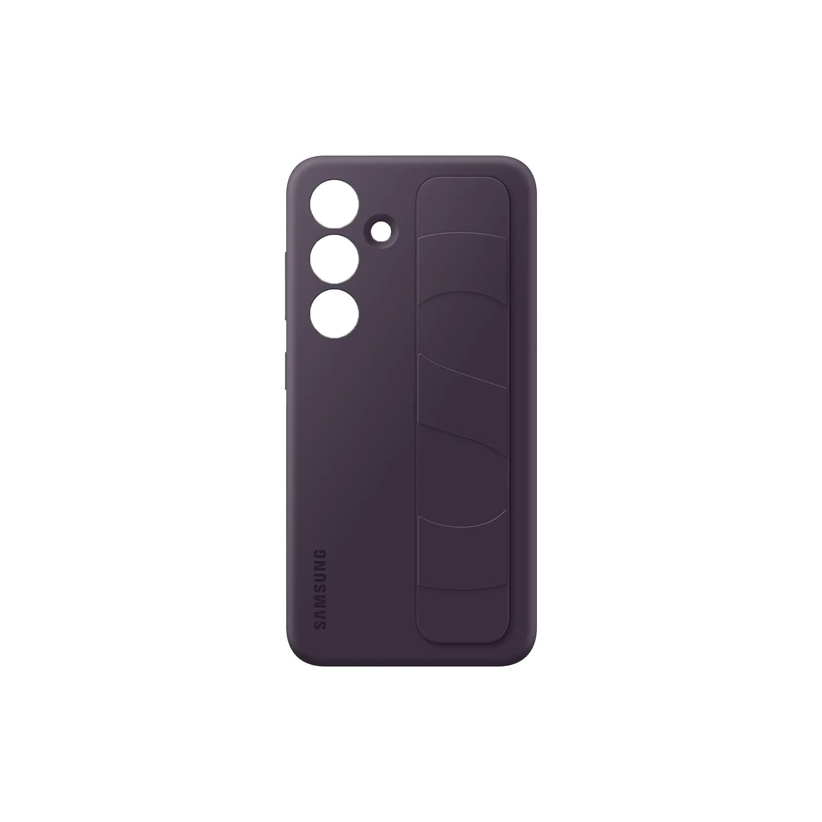 Samsung Galaxy S24 Standing Grip -suojakuori, Tumma violetti