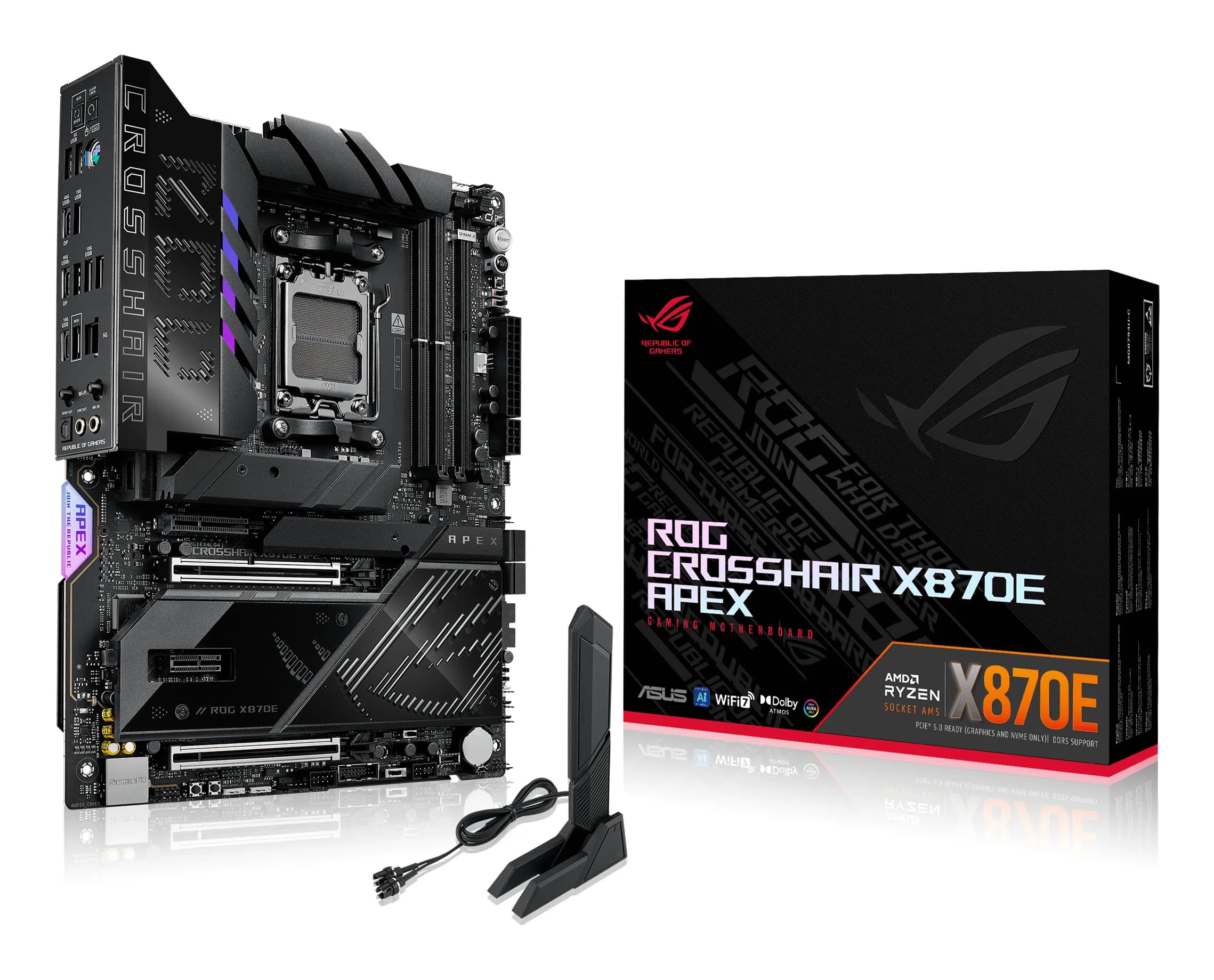 Asus ROG CROSSHAIR X870E APEX WiFi 7 AM5 ATX -emolevy