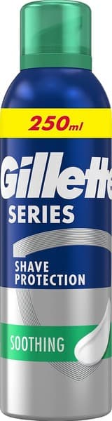 Gillette Soothing Shaving Foam (Aloe Vera) 250 ml -parranajogeeli