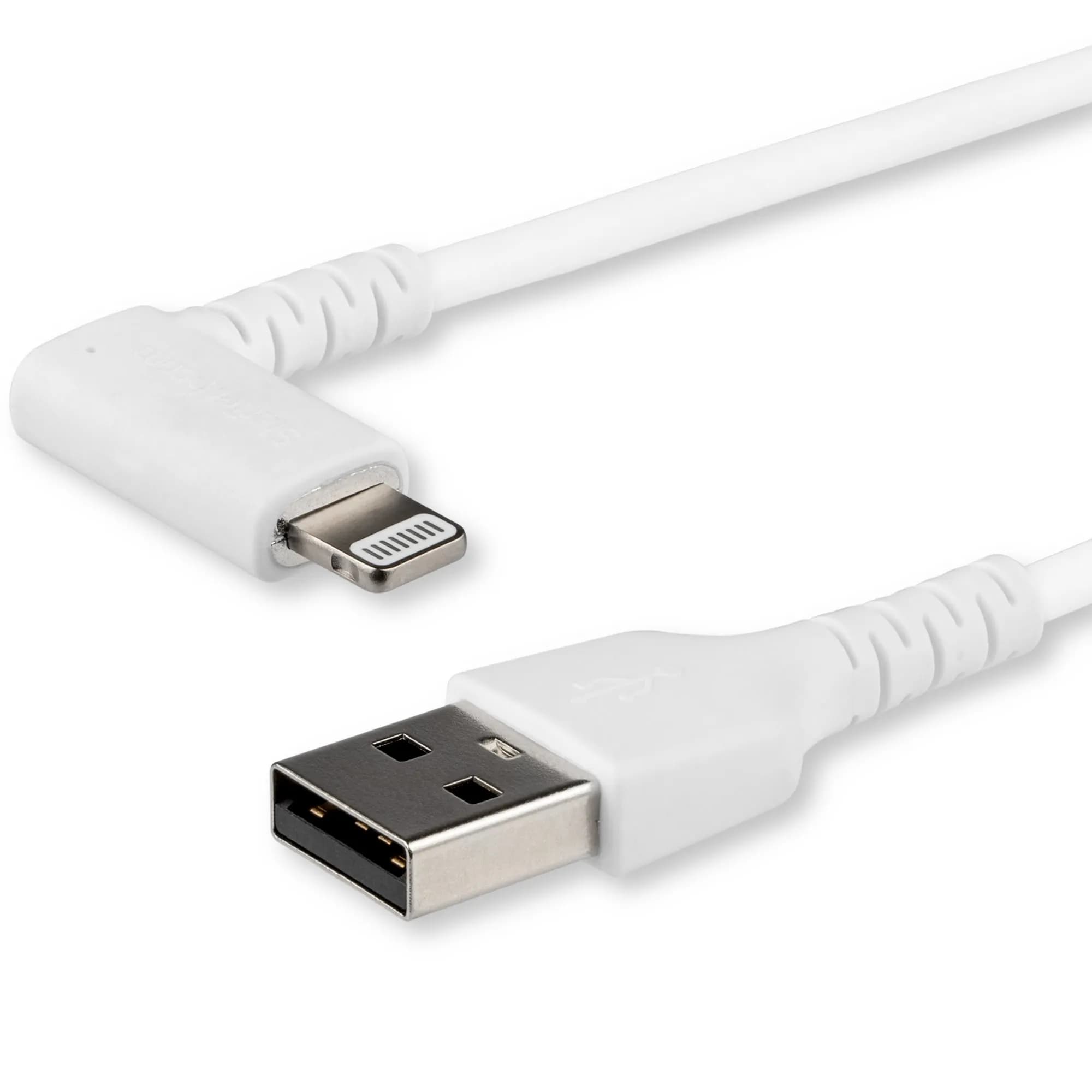 StarTech kulma USB-A – Lightning -kaapeli, 1 m, valkoinen