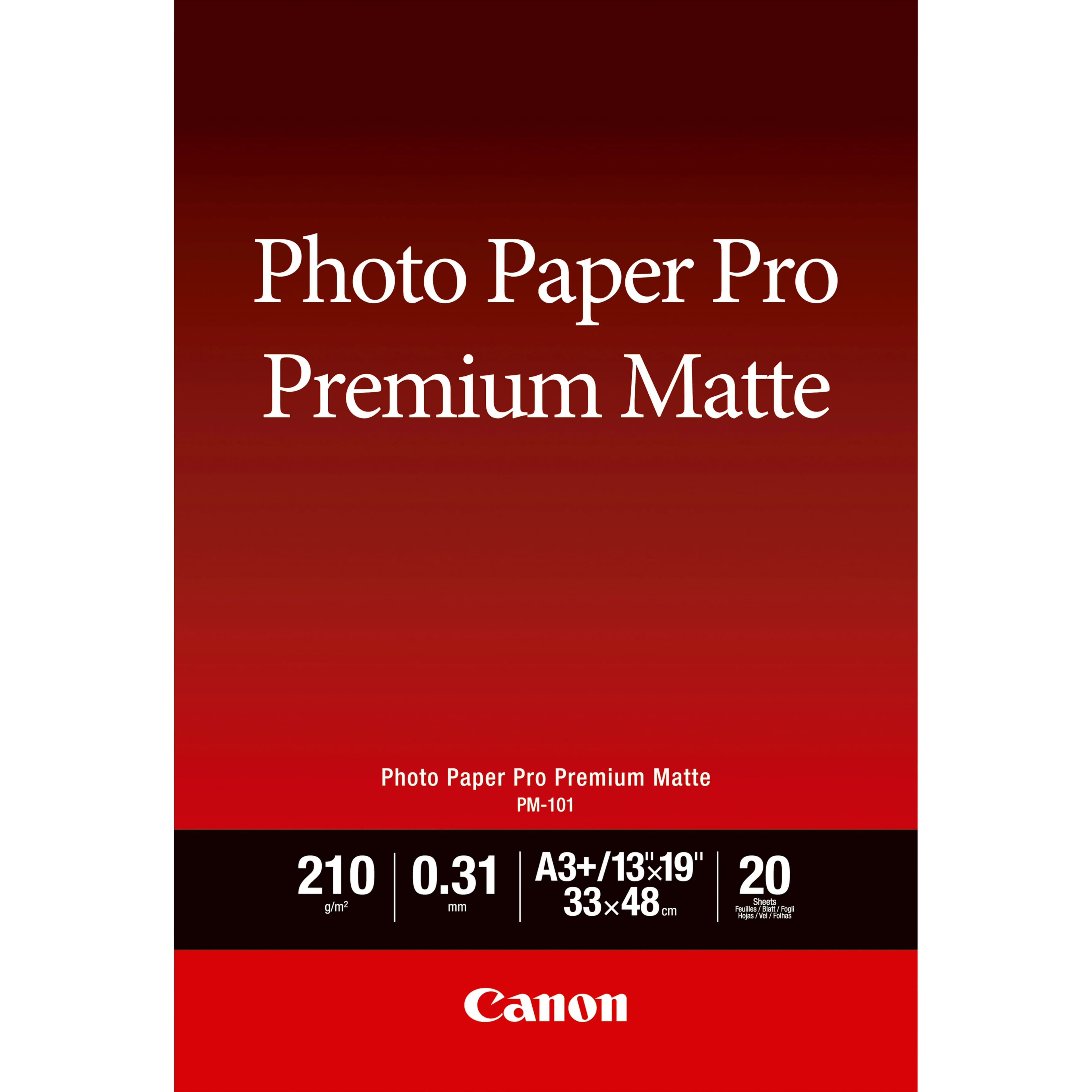 A3+ PM-101 Premium Matt Photo Paper (20)
