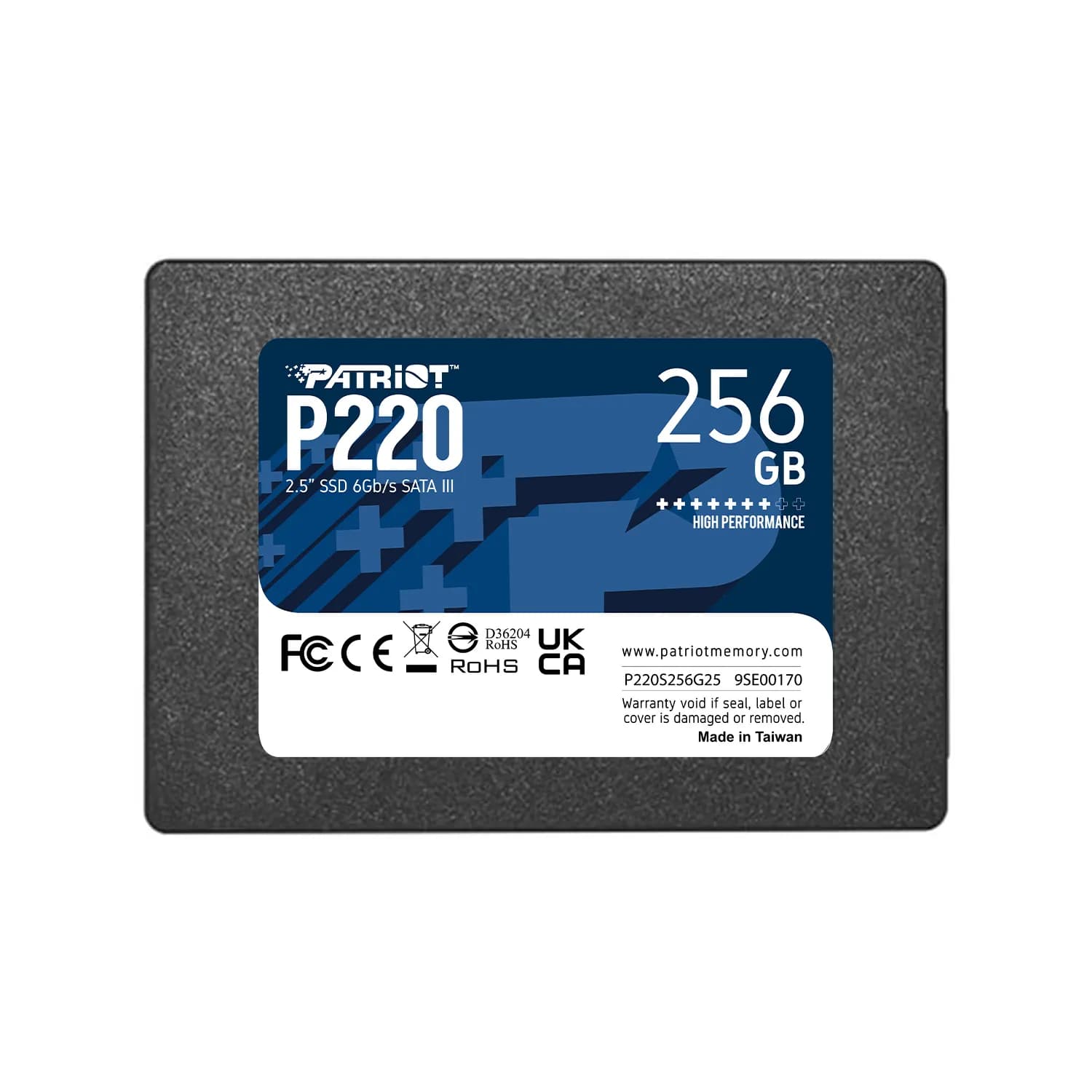 Patriot P220 256 Gt 2,5"" SATA -SSD-levy
