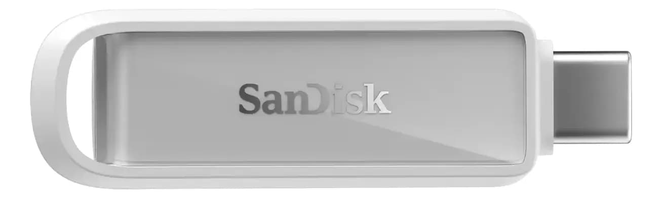 SanDisk Phone Drive USB-C 3.2 Gen 1 128 Gt -muistitikku, Arctic White