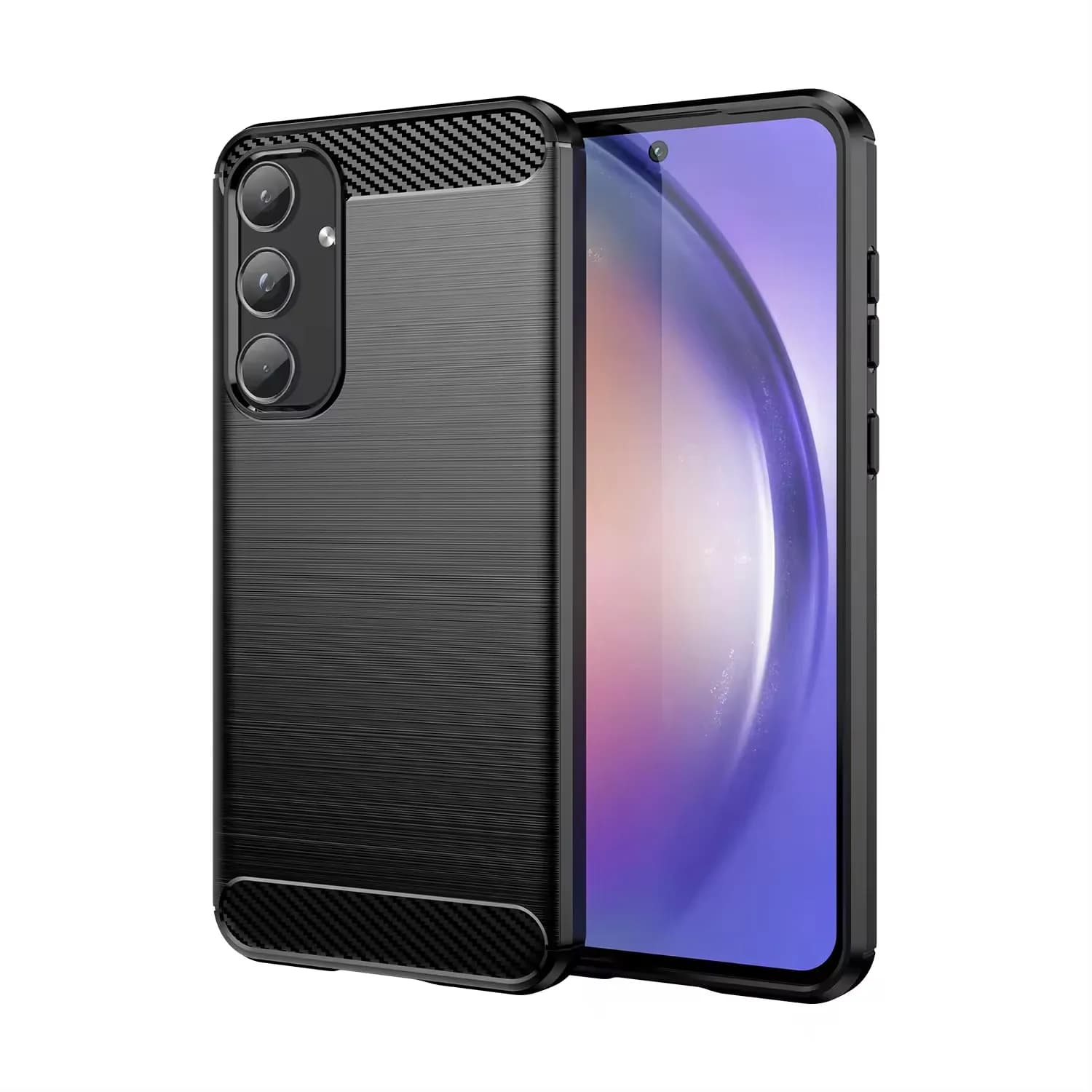 Insmat Carbon & Steel Galaxy A55 5G -suojakuori