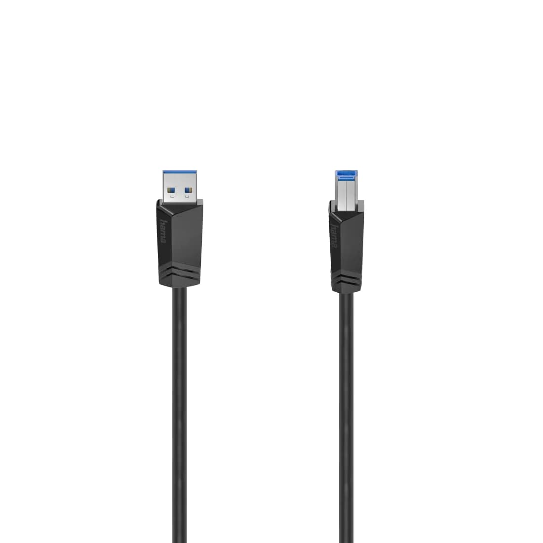 Hama USB-A 3.0 -kaapeli, 1,5 m, musta