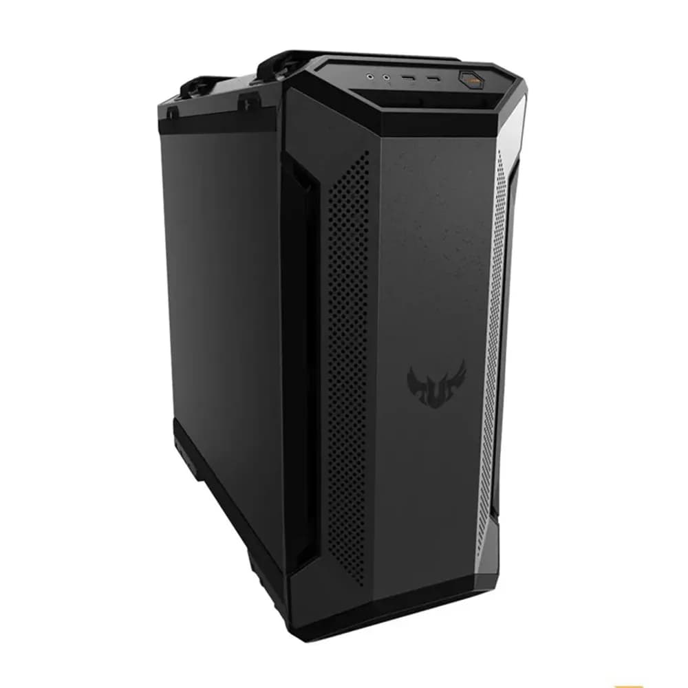 Asus TUF GT501 -miditornikotelo ikkunalla, RGB-valaistuksella, musta