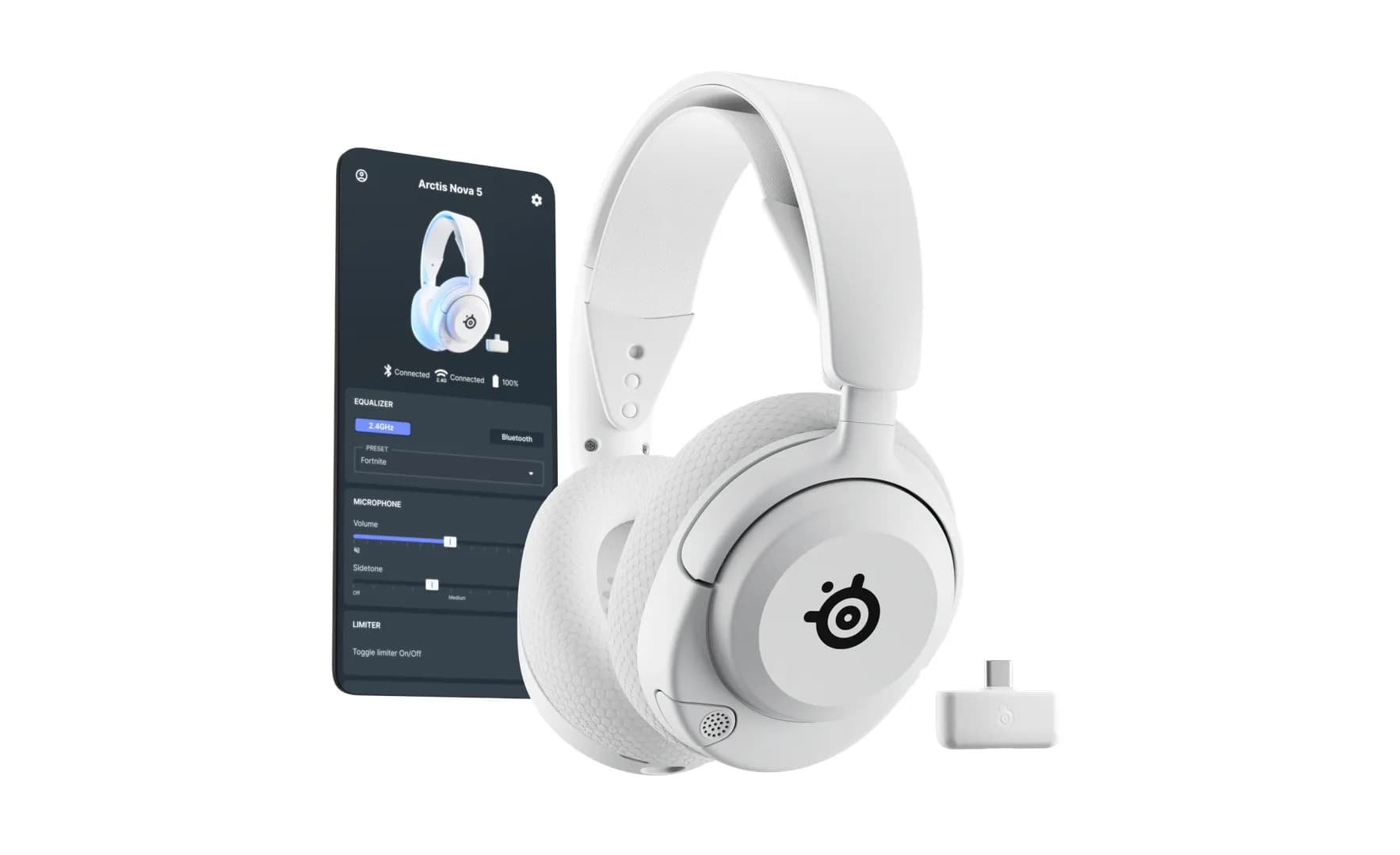 SteelSeries Arctis Nova 5 -langaton pelikuulokemikrofoni, musta