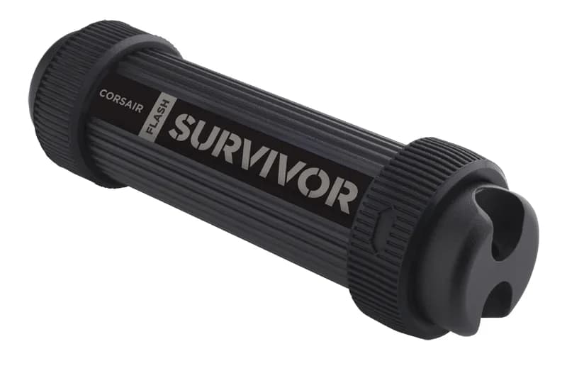 Corsair Flash Survivor Stealth USB 3.0 128 Gt -muistitikku, musta