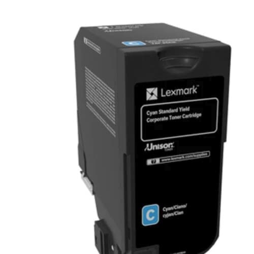 Lexmark 74C2SCE -laservärikasetti, syaani