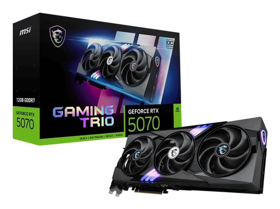 MSI GeForce RTX 5070 Gaming Trio OC 12 Gt -näytönohjain