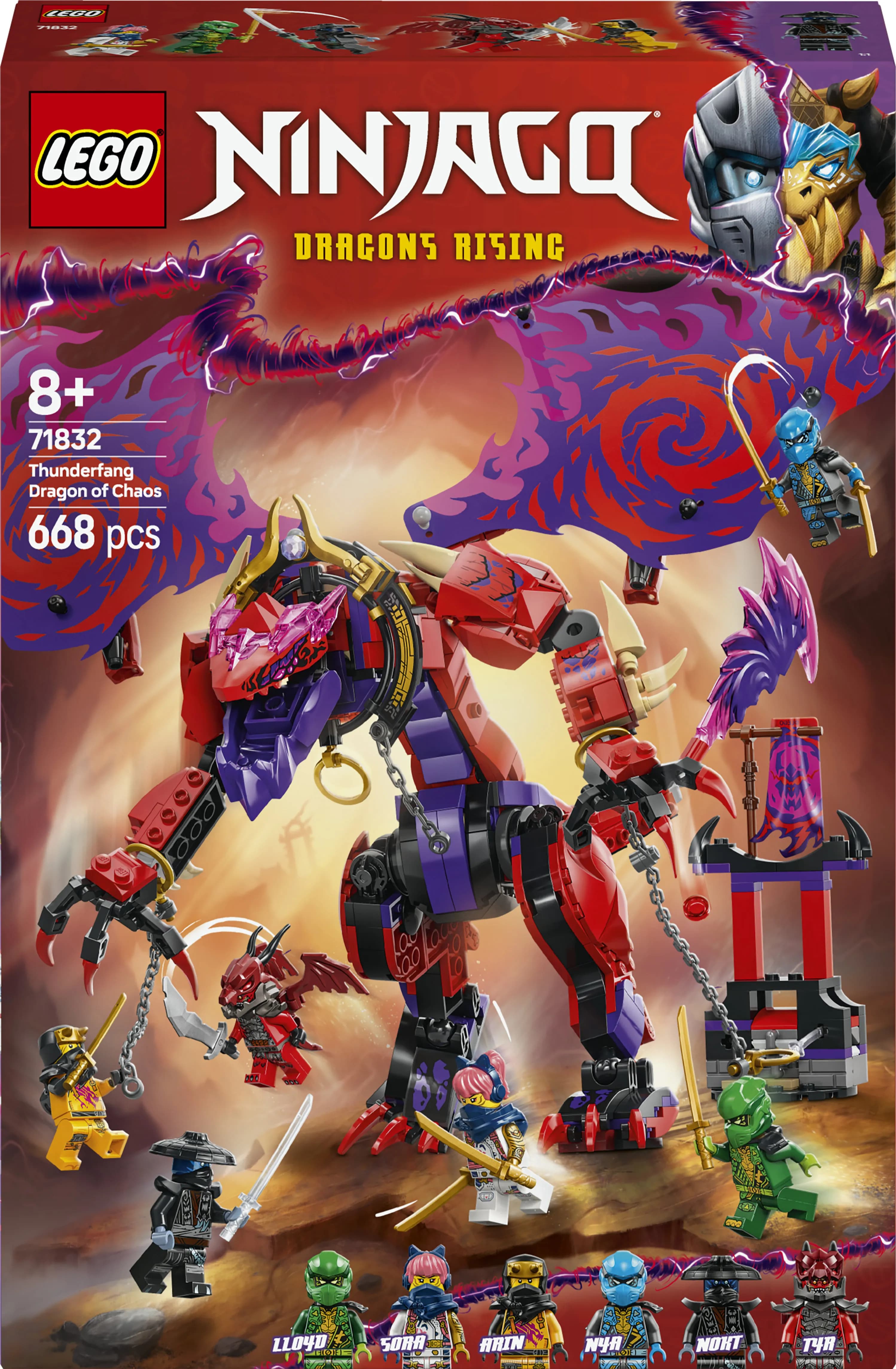 LEGO NINJAGO Kaaoslohikämä Thunderfang 71832
