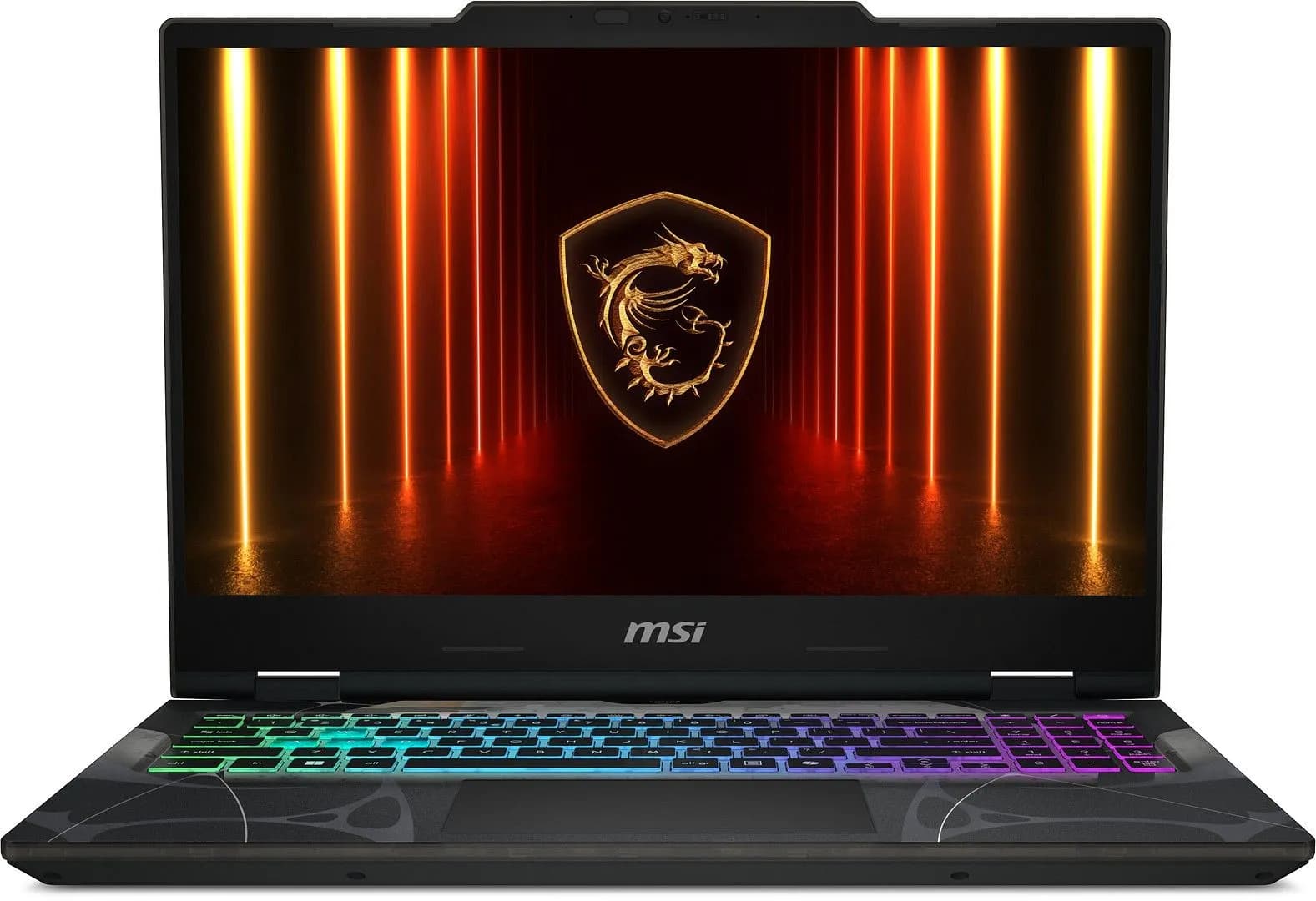 MSI Cyborg 15 15.6"" Ultra 5 210H, 16 Gt, 512 Gt, RTX 5050 8 Gt, Win 11 Home -pelikannettava, läpikuultava musta