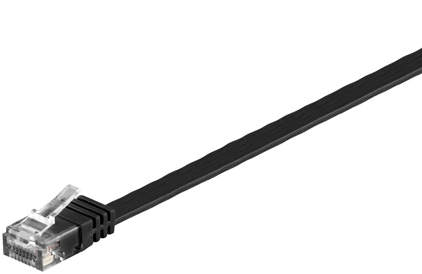 MicroConnect Cat6 UTP RJ45 0.5m -verkkokaapeli, musta