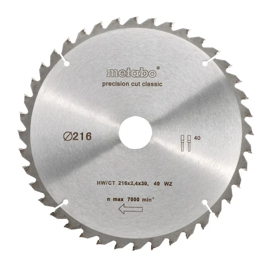 Metabo Classic Precision Cut Wood Rundsavsklinge Rundsav Geringssav