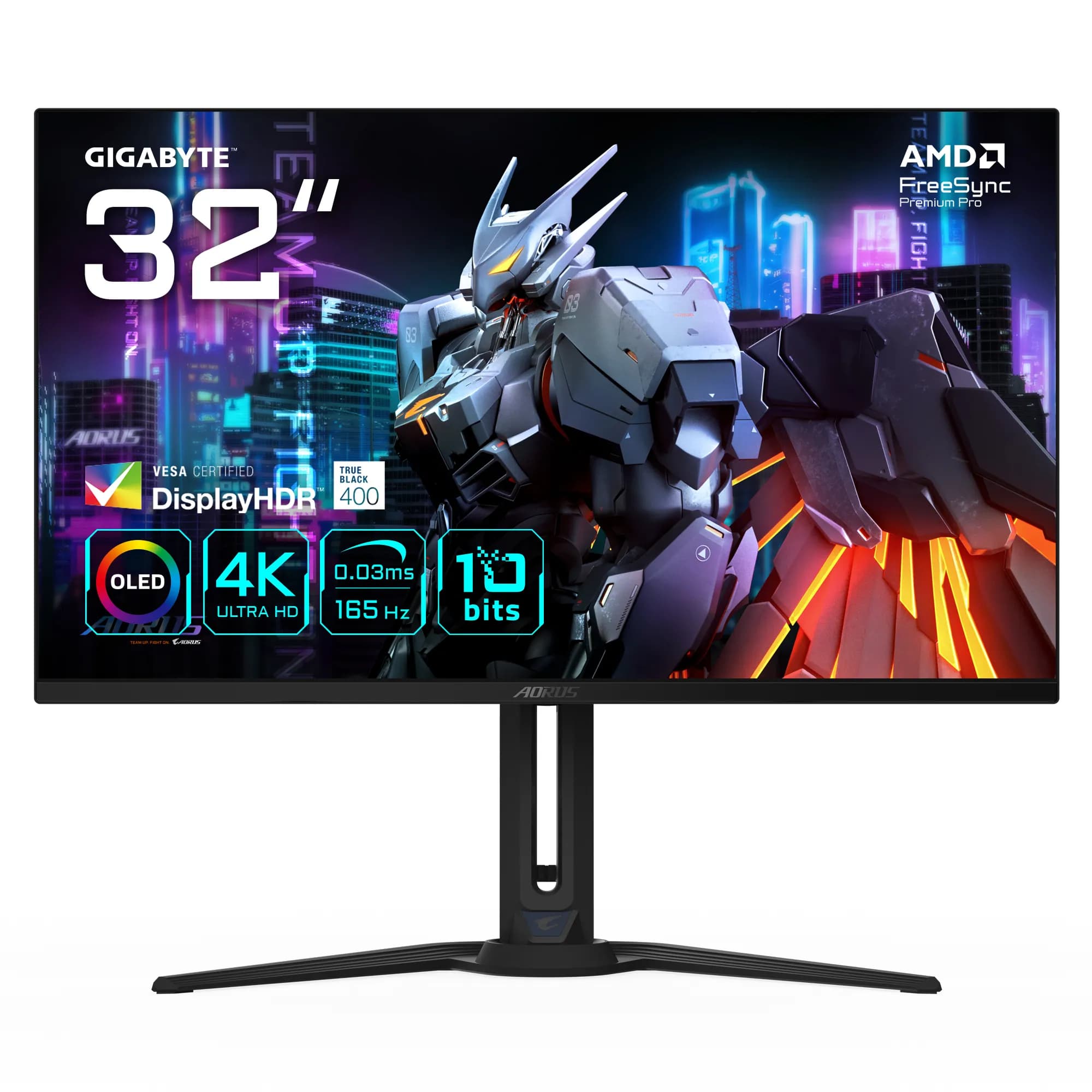 Gigabyte AORUS FO32U 31.5"" 4K UHD, OLED 165 Hz -pelinäyttö, USB-C hub