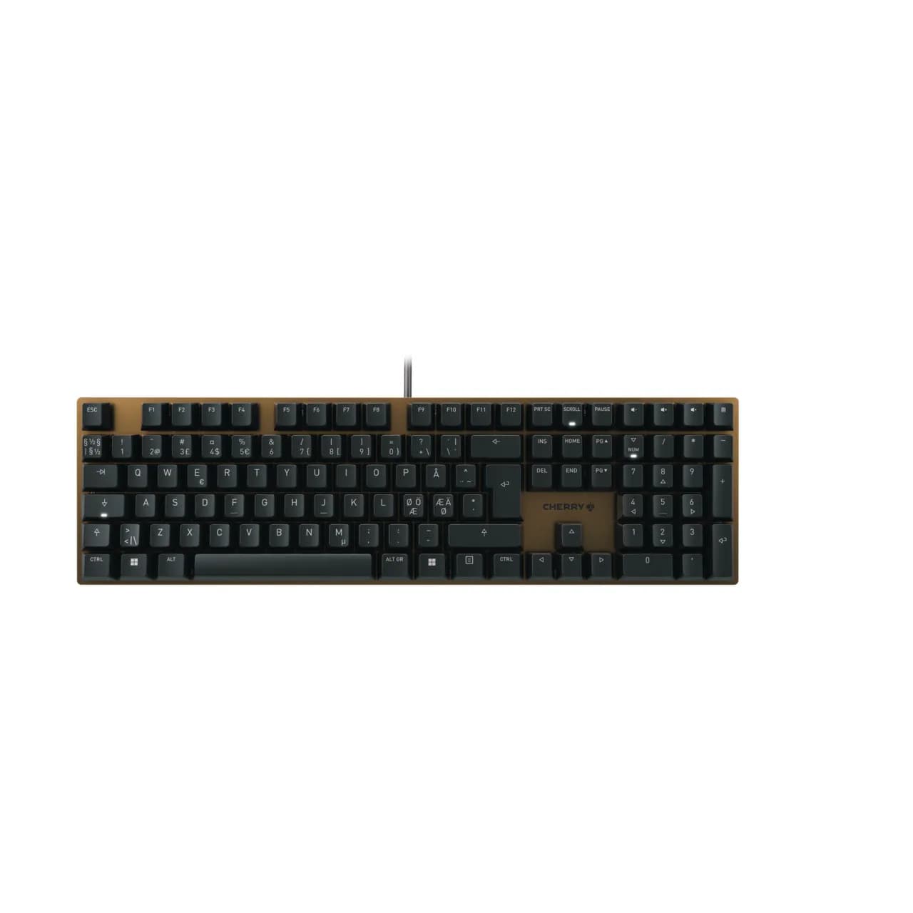 CHERRY KC 200 MX -mekaaninen näppäimistö, MX2A Brown, musta/pronssi