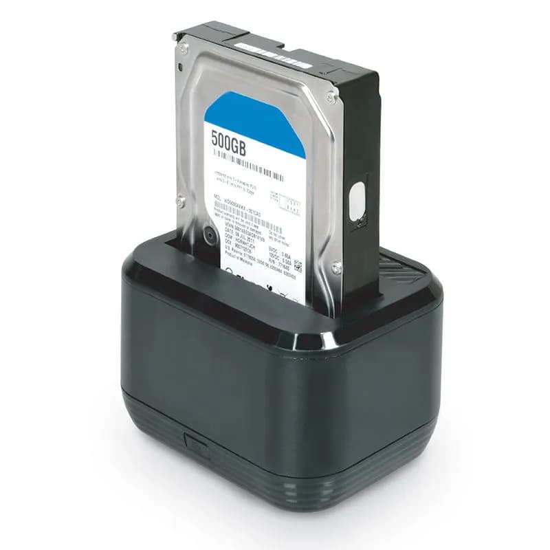 Port Designs PD-900040 1-paikkainen HDD/SSD-telakka, 2,5"" / 3,5"", USB, musta