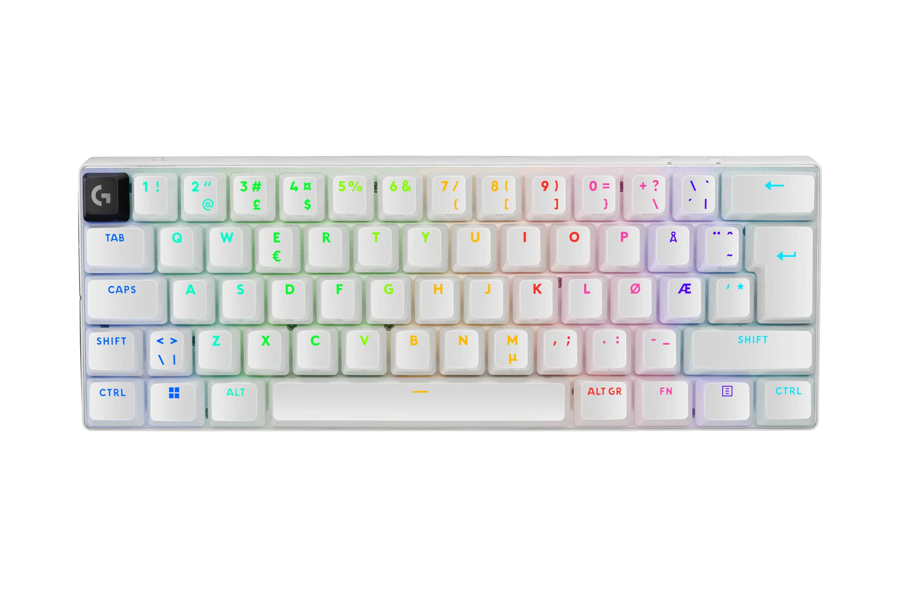 Logitech G PRO X 60 -langaton mekaaninen pelinäppäimistö, GX Optical, valkoinen