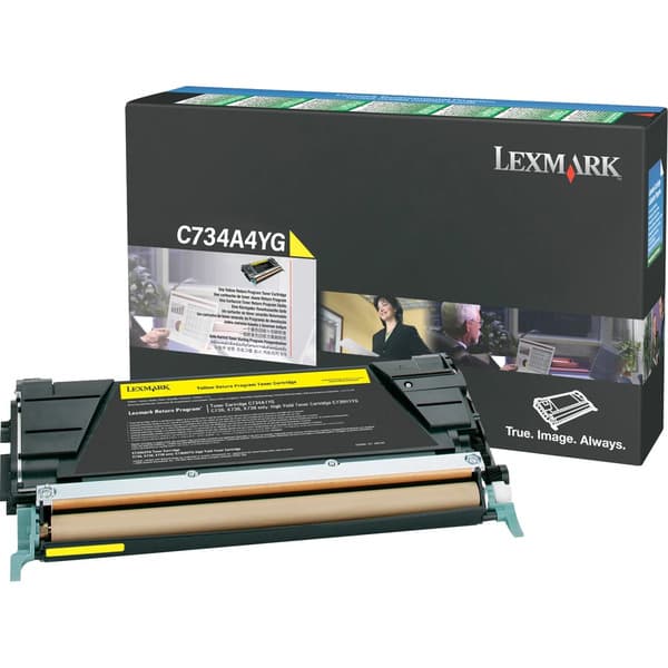Lexmark C746A3YG -laservärikasetti, keltainen