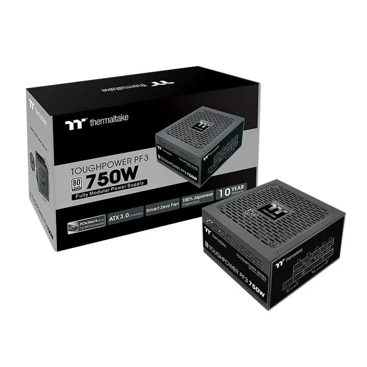 Thermaltake Toughpower PF3 750W -virtalähde, 80 Plus Platinum
