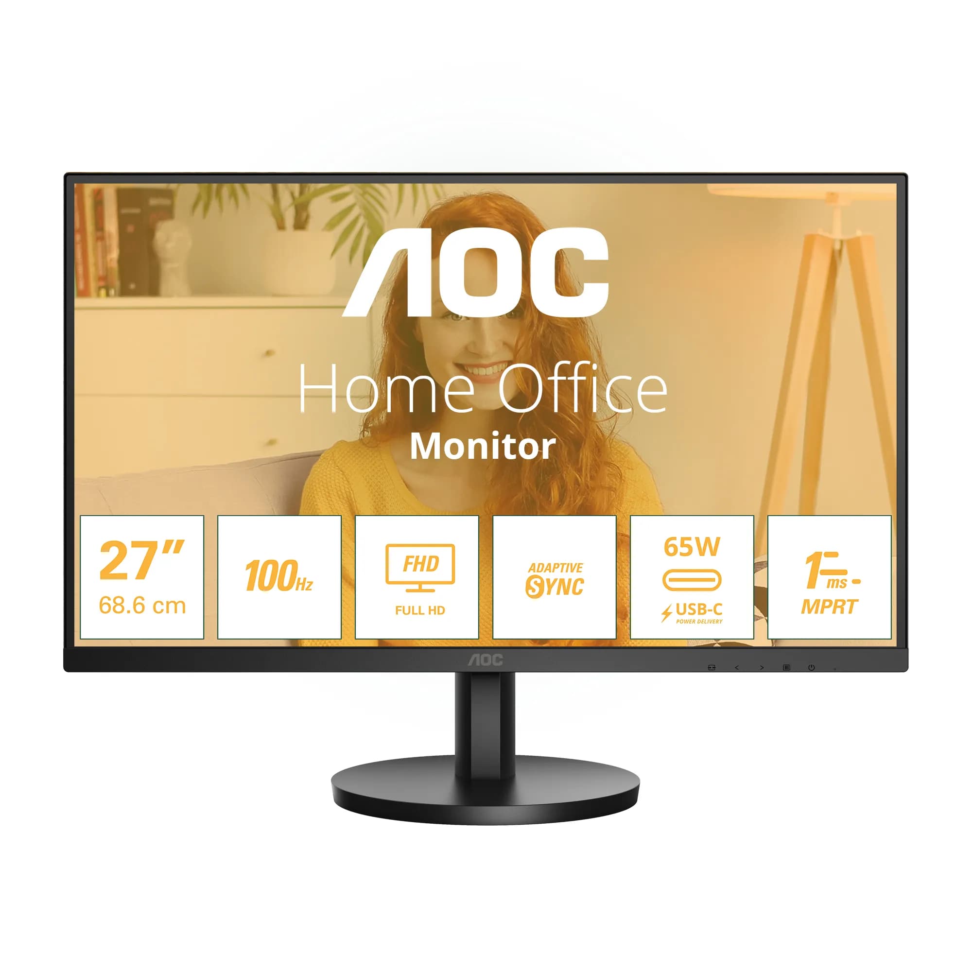 AOC 27B3CA2 27"" Full HD, IPS -näyttö, USB-C hub