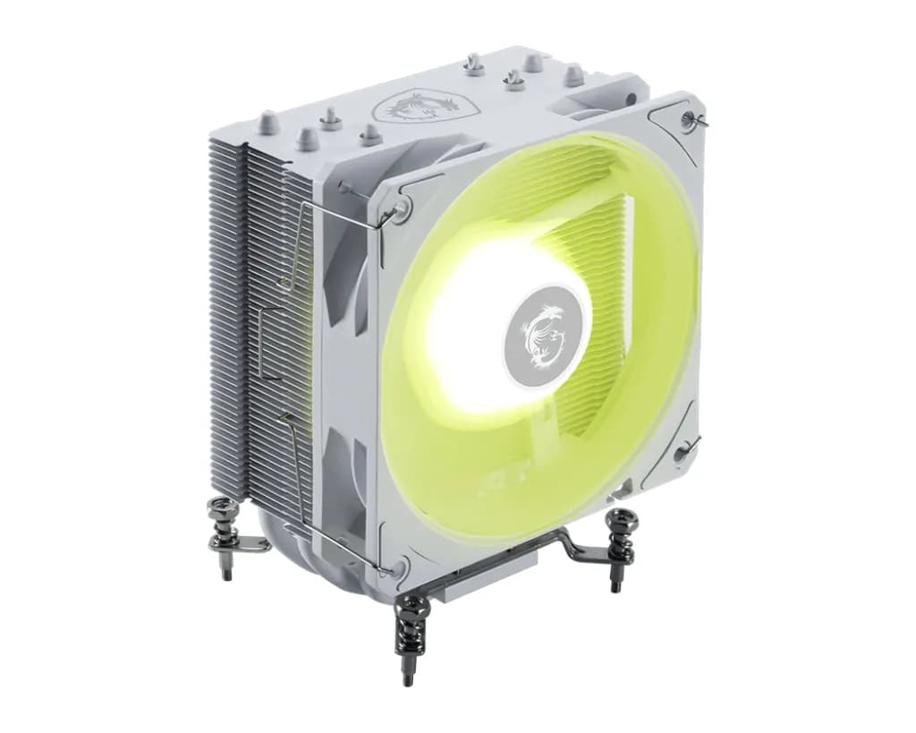 MSI MAG COREFROZR AA13, 120 mm ARGB -prosessorijäähdytin, valkoinen