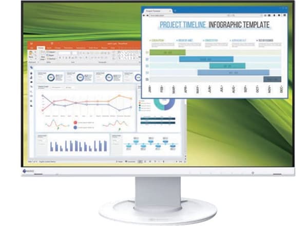 EIZO FlexScan EV2360-WT 22.5"" WUXGA, IPS -näyttö, USB-hub