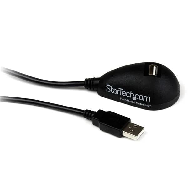 StarTech USB 2.0 USB-A -jatkokaapeli, 1,5 m, musta