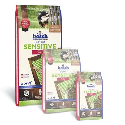 Bosch Sensitive Lamb & Rice, Koiran kuivaruoka, Adult, 15 kg
