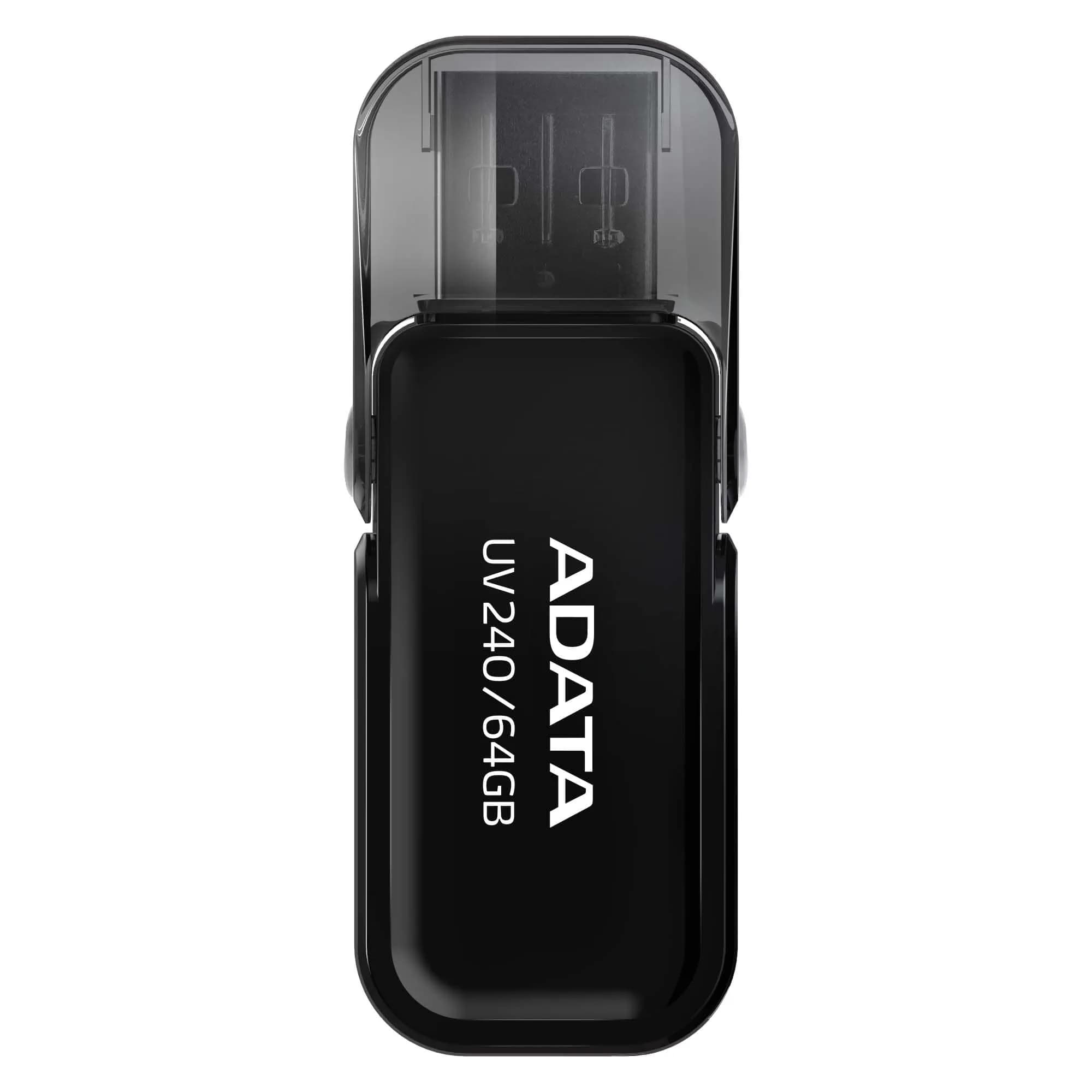 A-DATA UV240 USB 2.0 64 Gt -muistitikku, musta