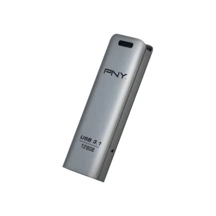 PNY Elite Steel USB 3.2 Gen 1 128 Gt -muistitikku, stainless steel