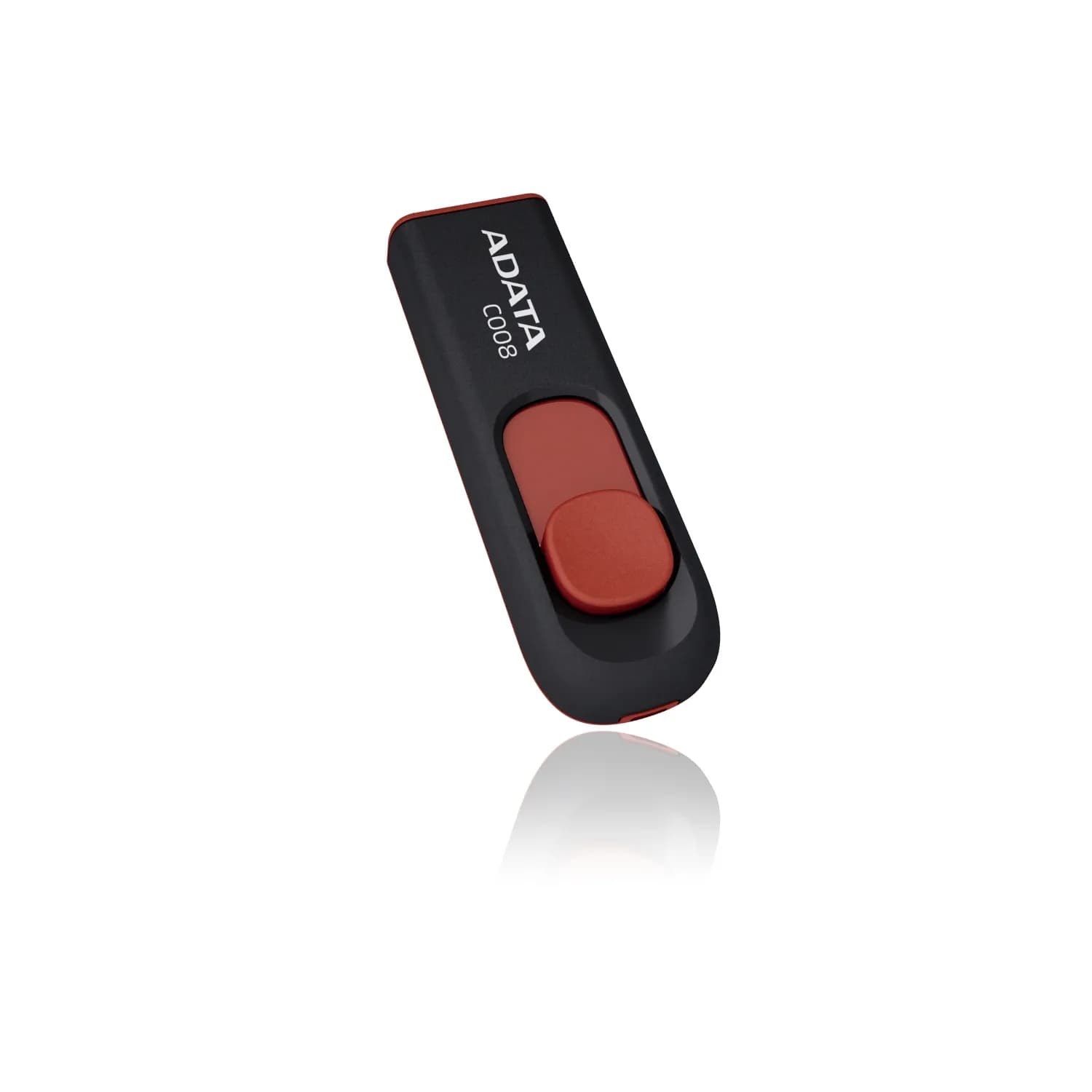 A-DATA C008 USB 2.0 32 Gt -muistitikku, musta/punainen