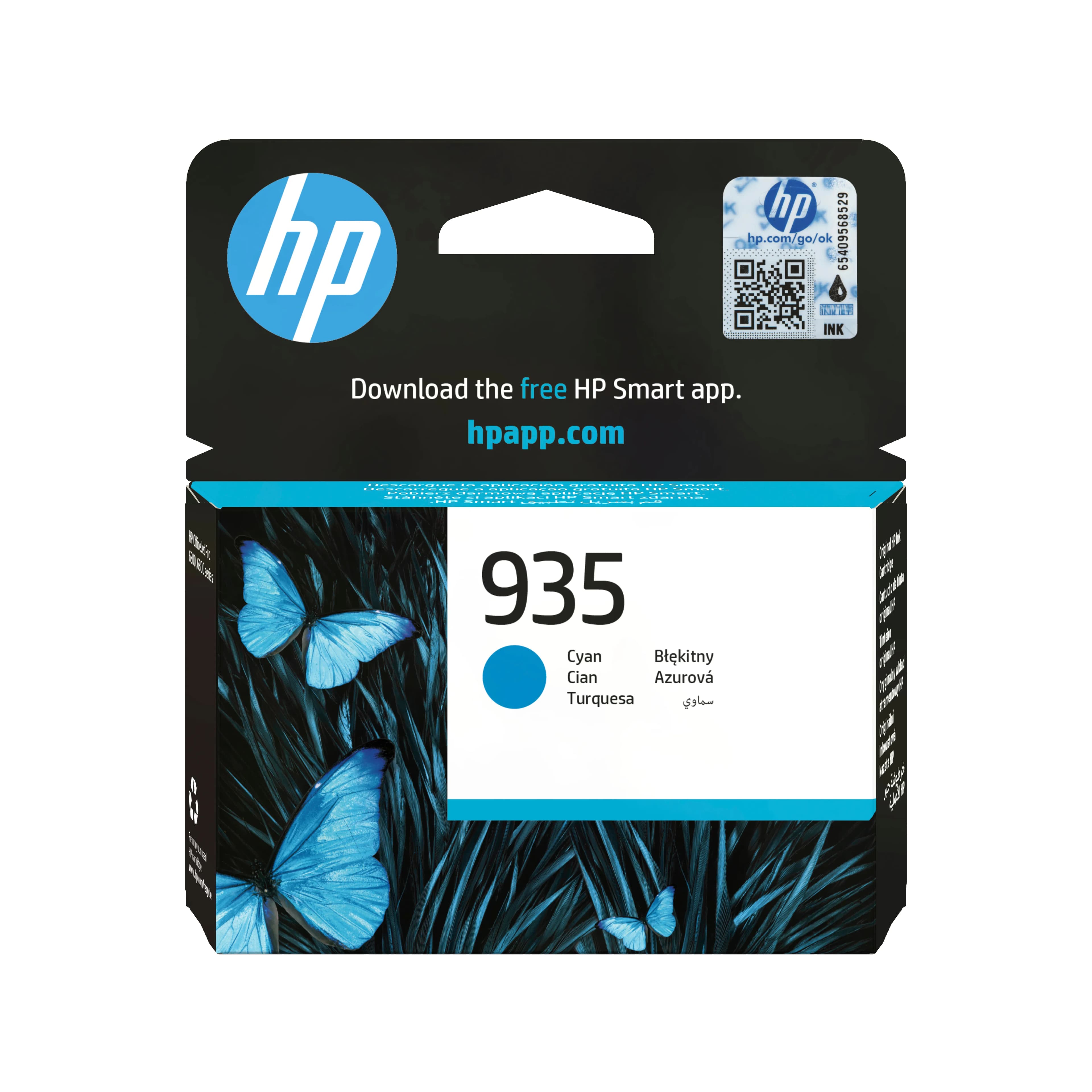 HP 935-mustekasetti, 4.5 ml, syaani